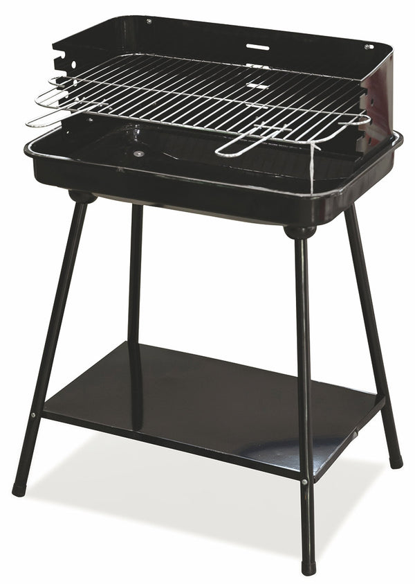 acquista Barbecue à charbon rectangulaire 58x38 cm Soriani Sun-day Noir