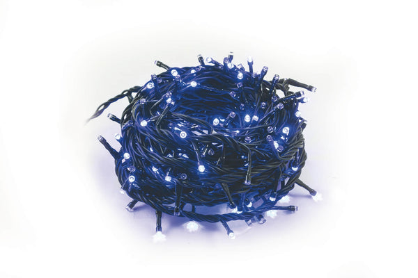 Soriani Outdoor-Indoor Guirlande lumineuse de Noël bleue 240 LED 9,56m online