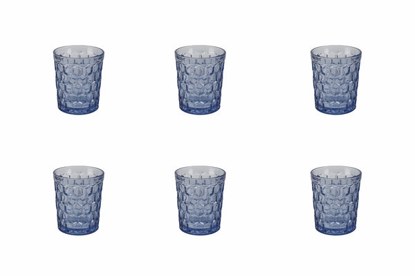 Lot de 6 verres à eau en verre 250 ml Villa d'Este Home Tivoli Octogone prezzo