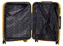 Trolley Valigia Bagaglio a Mano Rigida in ABS 4 Ruote TSA Ravizzoni Mango Giallo-3