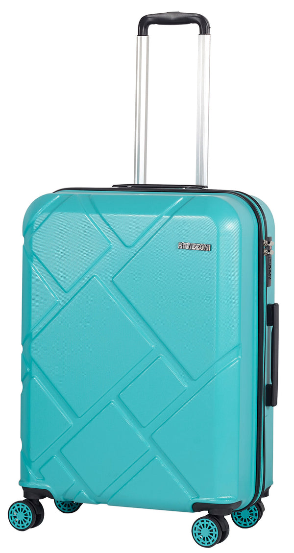 online Valise Trolley Medium Rigide en ABS 4 Roues TSA Ravizzoni Mangue Turquoise