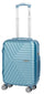 Valise Bagage à Main Rigide Trolley en ABS 4 Roues TSA Ravizzoni Picasso Bleu