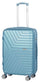 Valise trolley rigide moyenne en ABS 4 roues TSA Ravizzoni Picasso Bleu