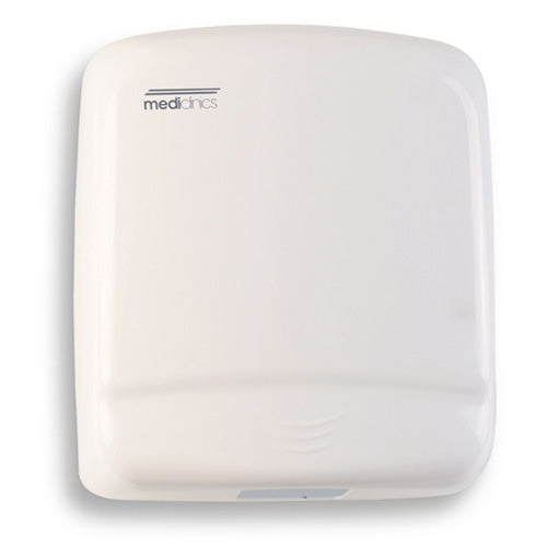 Sèche-mains automatique à air chaud en acier blanc Mediclinics Optima M99A  sconto