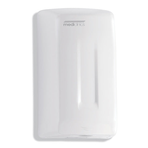 sconto Sèche-mains manuel à air chaud en ABS blanc Mediclinics Smartflow M04A 
