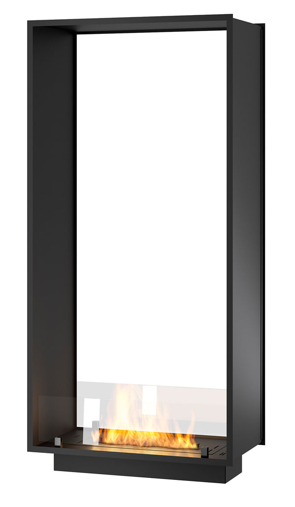Camino a Bioetanolo da Incasso 73,5x143,5x35 cm Bifacciale 2 Side 1400 Slim Verticale Nero con Vetro online