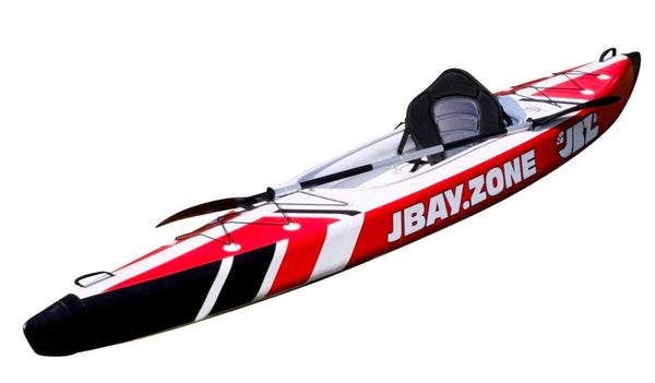 Kayak gonflable monoplace 385x80 cm avec pagaie, sac à dos et accessoires Jbay.Zone V-Shape Mono prezzo