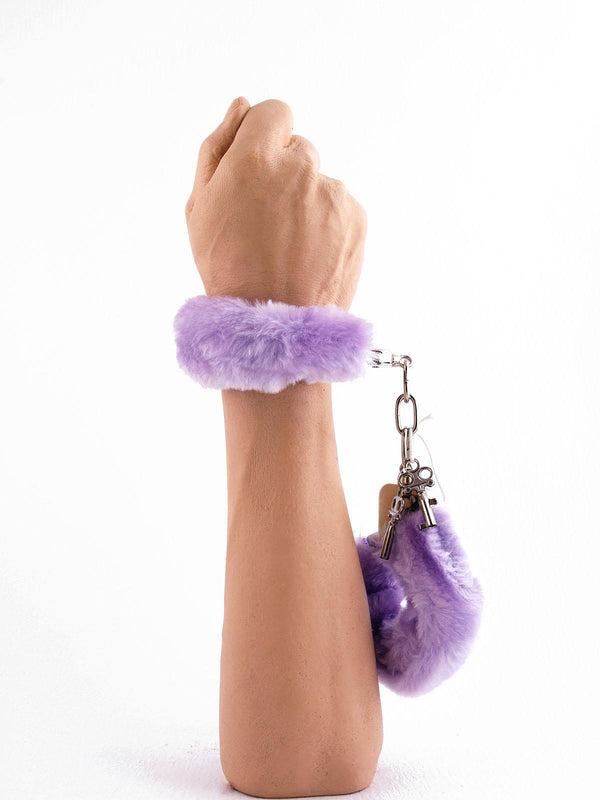 acquista Menottes en peluche Purple Love Cuffs