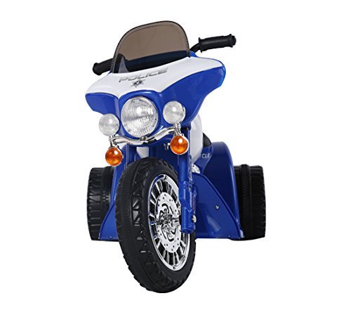 Moto Électrique Police pour Enfants 6V Police Bleu sconto