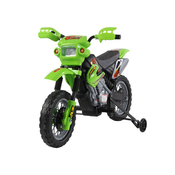 acquista Moto Cross Electrique Enfant 6V avec Roues Vertes