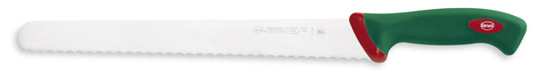 Couteau à pain professionnel lame 32 cm vert manche antidérapant Sanelli Premana prezzo