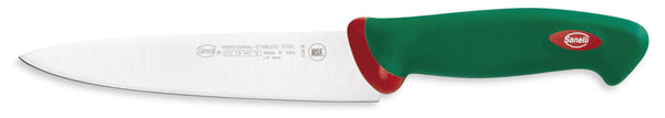 acquista Couteau de cuisine professionnel lame 18 cm vert manche antidérapant Sanelli Premana