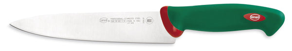 Couteau de cuisine professionnel lame 20 cm vert manche antidérapant Sanelli Premana prezzo