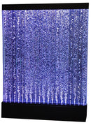 Muro d’Acqua con Bolle Verticali 150x200 cm in Plexiglas con LED Perlage Corallo Grande-1