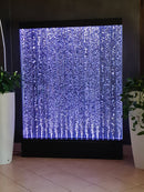 Muro d’Acqua con Bolle Verticali 150x200 cm in Plexiglas con LED Perlage Corallo Grande-2