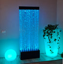 Muro d’Acqua con Bolle Verticali 70x180 cm in Plexiglas con LED Perlage Corallo Stretto-2