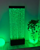 Muro d’Acqua con Bolle Verticali 70x180 cm in Plexiglas con LED Perlage Corallo Stretto-4