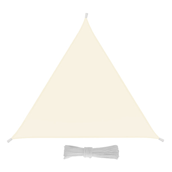 sconto Rizzetti Triangular Garden Sail Auvent Ivoire Différentes Tailles