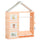 Toy House 128x34x155 cm avec conteneurs et cintre orange