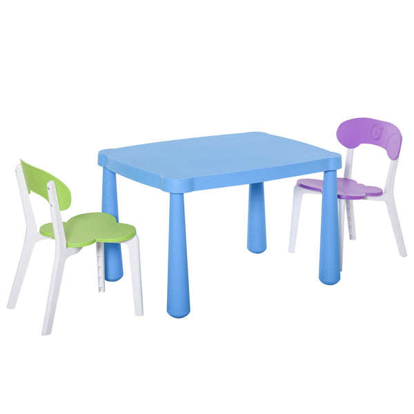 online Set de Table avec 2 Chaises pour Enfants en Polypropylène Multicolore