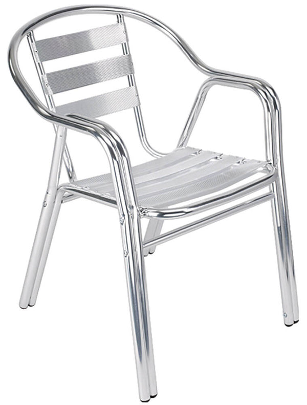 Chaise de jardin en aluminium avec accoudoirs Bauer Club Silver acquista