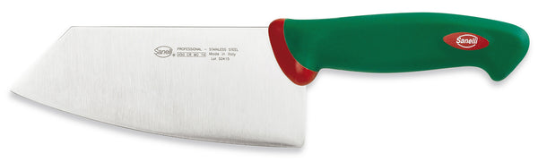 Smile Couteau pour découper et hacher Lame 16 cm Sanelli Premana Vert/Rouge Manche Antidérapant online