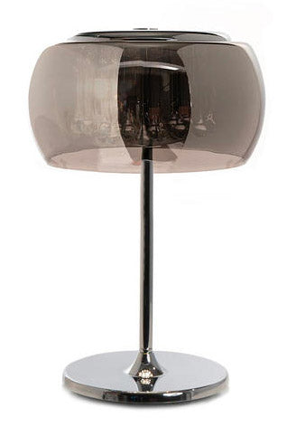 acquista Lampe de Table Ø28xH42 cm Abat-jour en Verre et Cristal Miroir Abat-jour en verre miroir