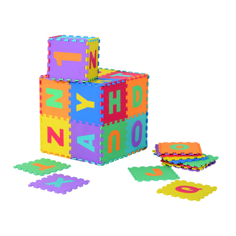 Tappeto Puzzle da Gioco Set 26 Pezzi 31x31 cm colorato -10