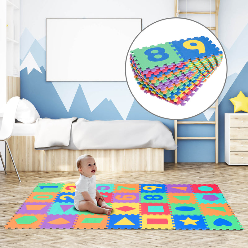 Tappeto Puzzle da Gioco per Bambini 28 Tessere 31x31 cm -2