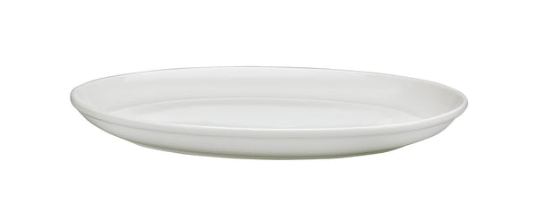 online Plateau ovale 39x28x4,5 cm en porcelaine blanche Kaleidos Aluxina Allluminic