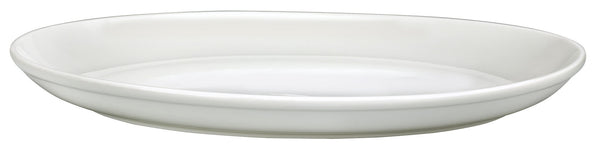 Plateau ovale 46x34x5 cm en porcelaine blanche Kaleidos Aluxina Allluminic sconto