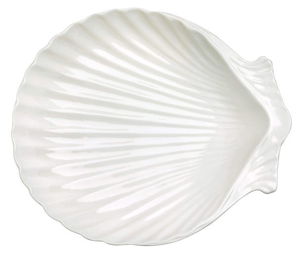 Assiette Coquillage 30,5x25,5x5,5 cm en Porcelaine Allluminique Kaleidos Aluxina Blanc online