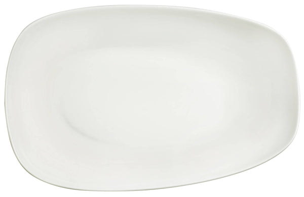 prezzo Assiette Creuse Rectangulaire 38x24,5x4,5 cm en Porcelaine Allluminique Kaleidos Aluxina Blanc