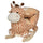 Chaise à bascule pour enfant en bois Girafe en peluche avec sons