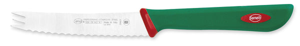 Couteau Agrumes Lame 11 cm Antidérapante Sanelli Premana Manche Vert/Rouge sconto