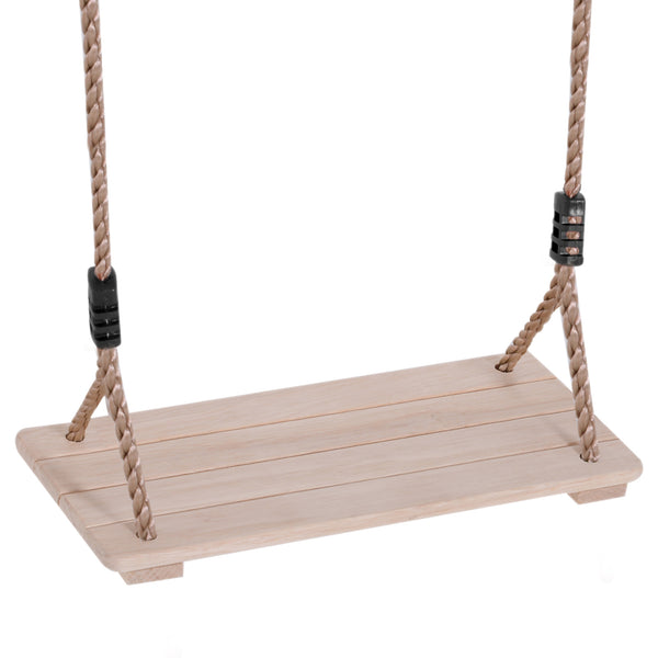 Balançoire de jardin pour enfants avec corde de chanvre réglable et bois prezzo