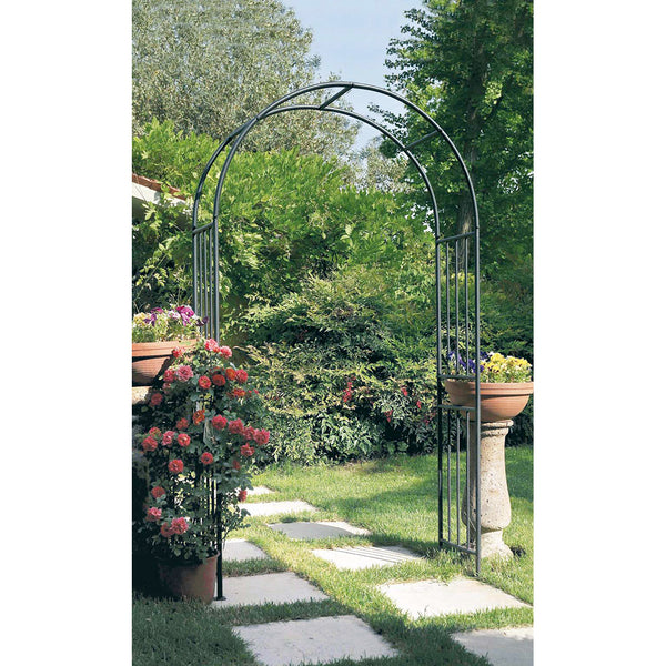 Arche de jardin en fer 40x120xH218cm Rama Arch Vert prezzo