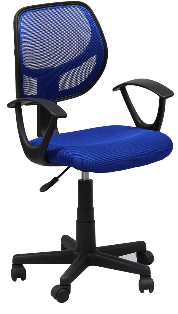 Chaise de bureau opérative en tissu bleu Motti Astra prezzo