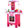 Cuisine jouet pour enfants 64x29x87 cm avec 33 accessoires roses