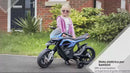 Moto électrique pour enfants 6V Bleu