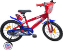 Bicicletta per Bambino 16" 2 Freni Marvel Spiderman Rosso-1