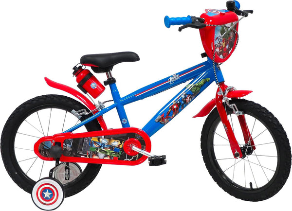 sconto Bicicletta per Bambino 16" 2 Freni Marvel Avengers Multicolore