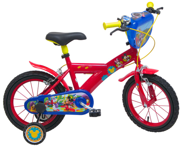 online Bicicletta per Bambino 14" 2 Freni Disney Mickey Mouse Rossa