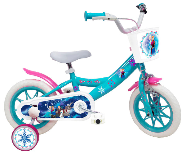Bicicletta per Bambina 12" 1 Freno Disney Frozen Azzurro sconto