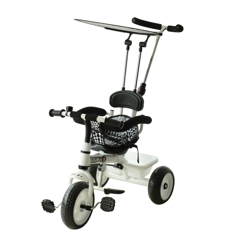 Triciclo per Bambini Maniglione Parasole Barra di Protezione in Metallo Deluxe -1