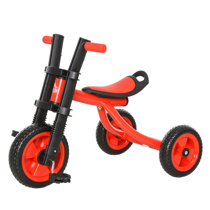 Triciclo per Bambini in Acciaio 73x48x56 cm  Rosso-1