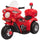 Moto Électrique Police pour Enfants 6V Rouge