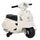 Piaggio Mini Vespa GTS Électrique 6V pour Enfants Blanc