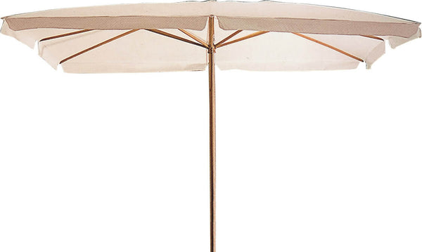 Parasol de jardin en bois 2x3m Bauer Blanc prezzo