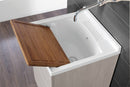 Mobile Lavatoio in Legno 50x83x50 cm Rovere Chiaro-3